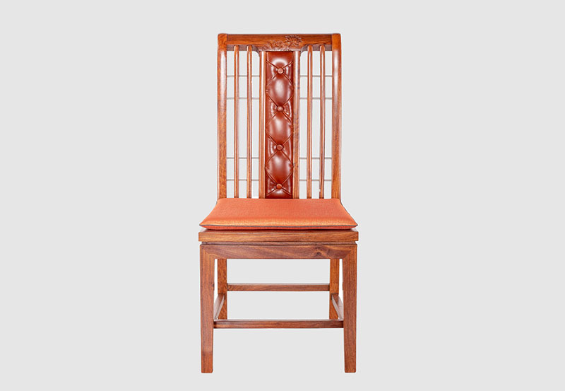 资阳芙蓉榭中式实木餐椅效果图